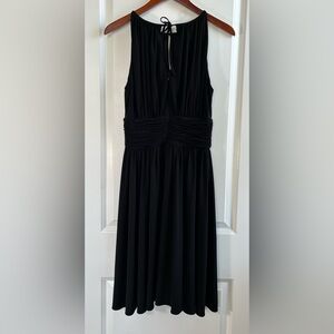 WHBM Little Black Dress, Halter, Fit and Flare, Size 4